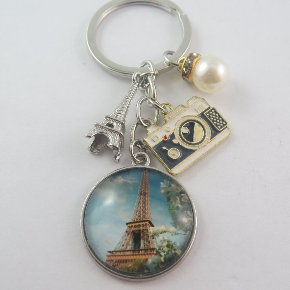 Paris Eiffel Tower Keychain Paris Eiffel Tower Key Ring Eiffel Tower Paris Charm